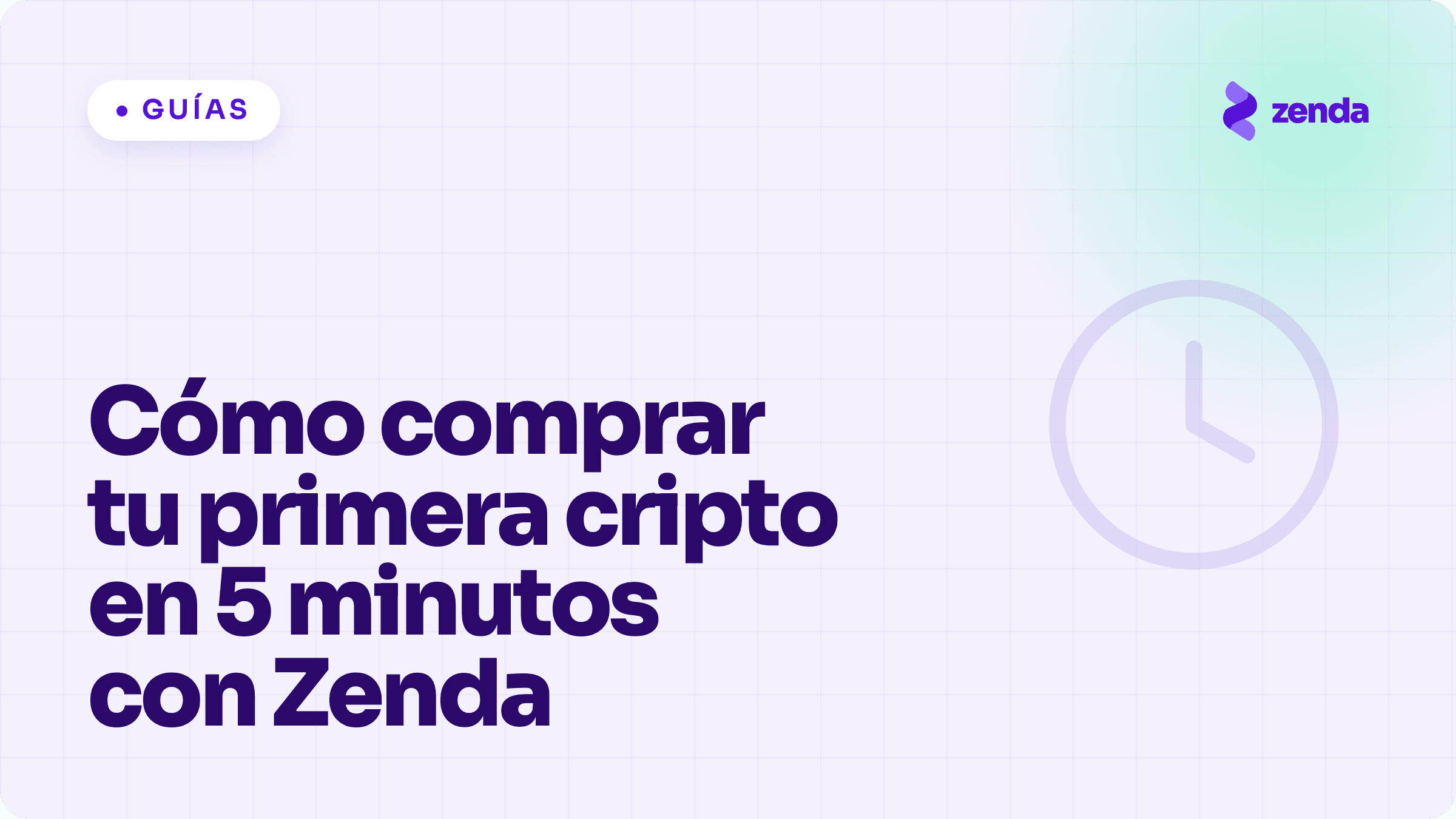 Cómo comprar tu primera cripto en 5 minutos con Zenda